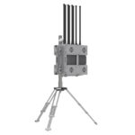 Keda drone jamming system mounted on a tripod