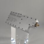 Keda - mm drone jamming module on a clear stand
