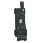 Bottom view of black Keda - mm drone jammer suitcase device with frequency control knobs