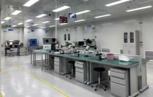Keda's laboratory for precision work on drone jammer modules
