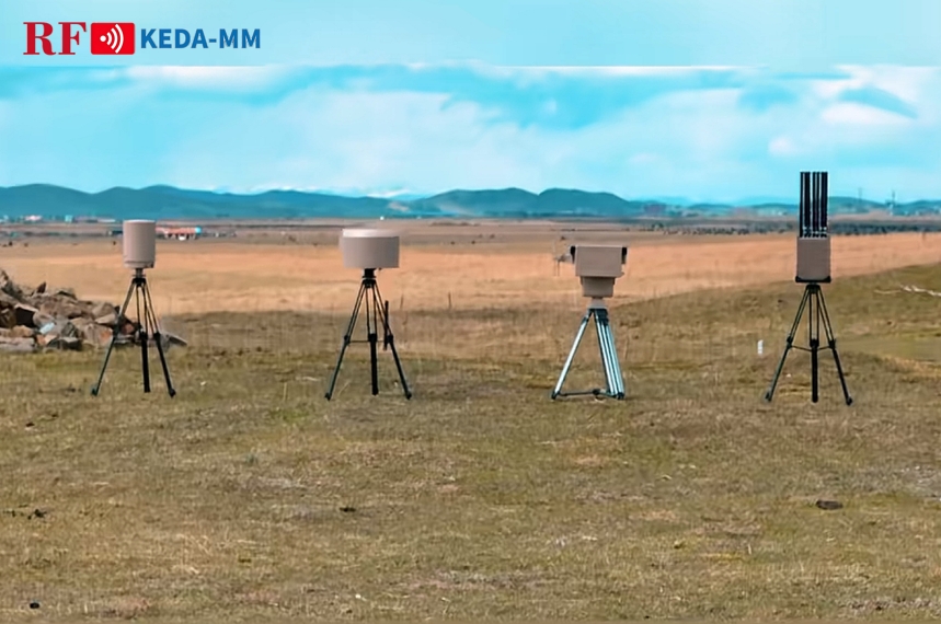 KEDA - ММ радиочастотные системы защиты от беспилотников в открытом поле